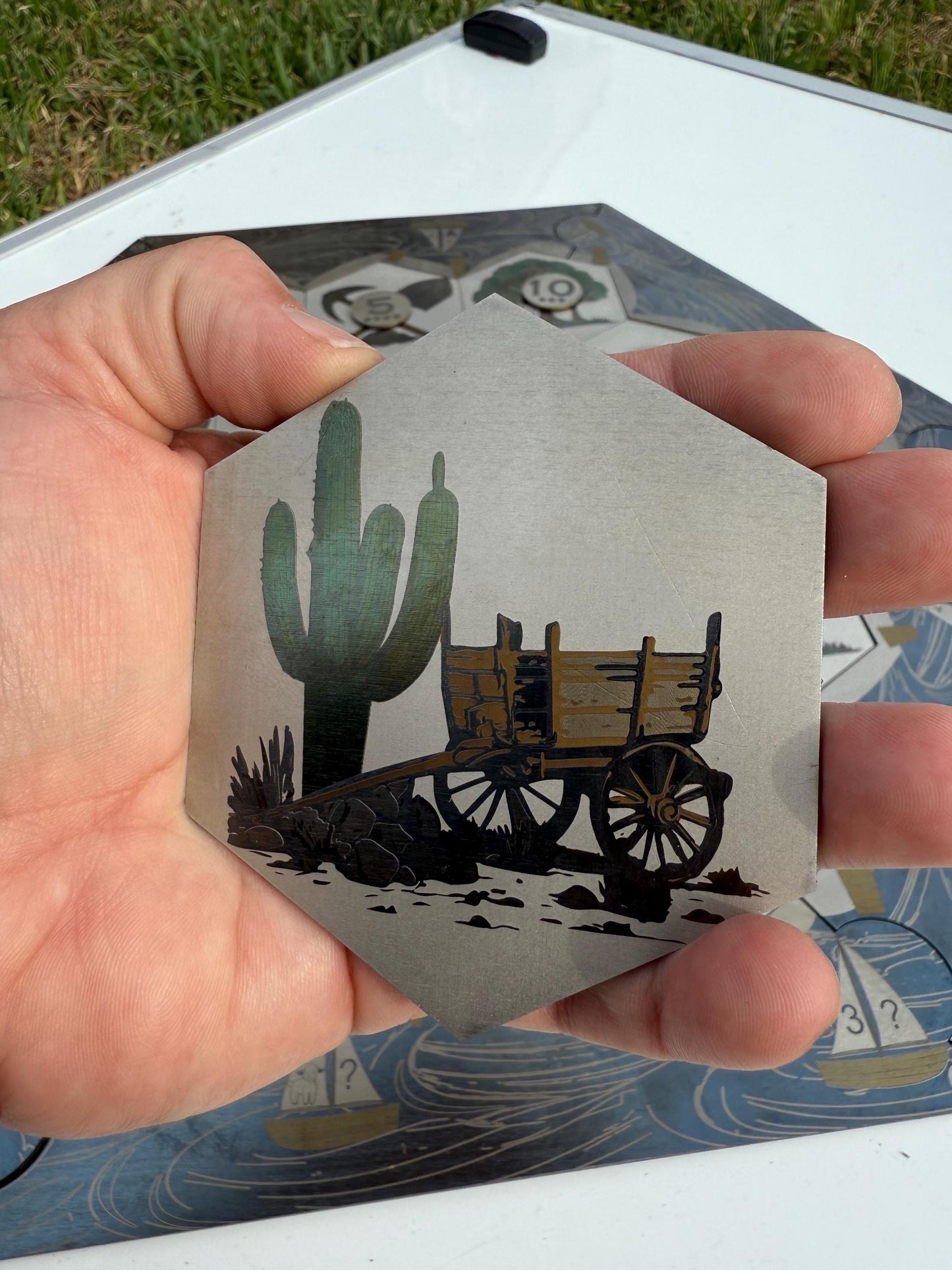 Metal Catan Board