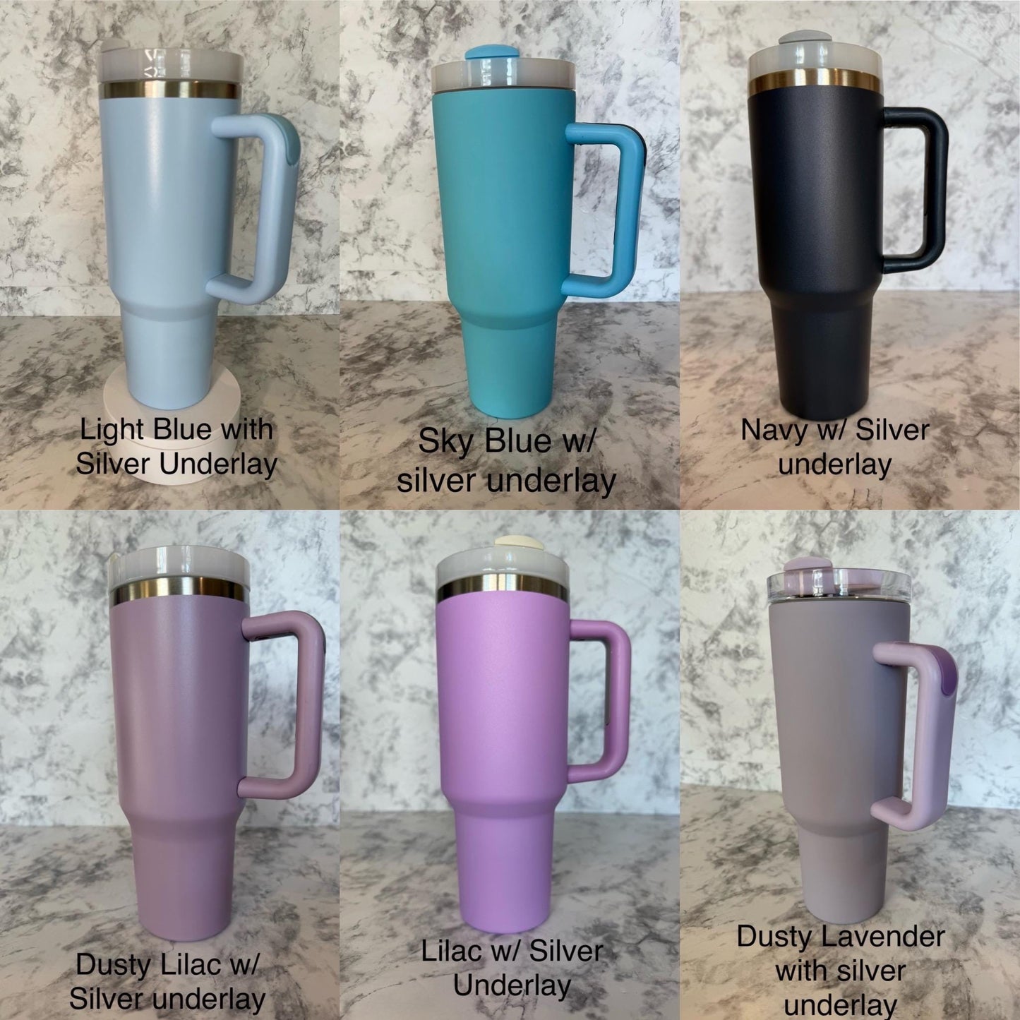 JellyRoll engraved 40oz tumbler in various colors.