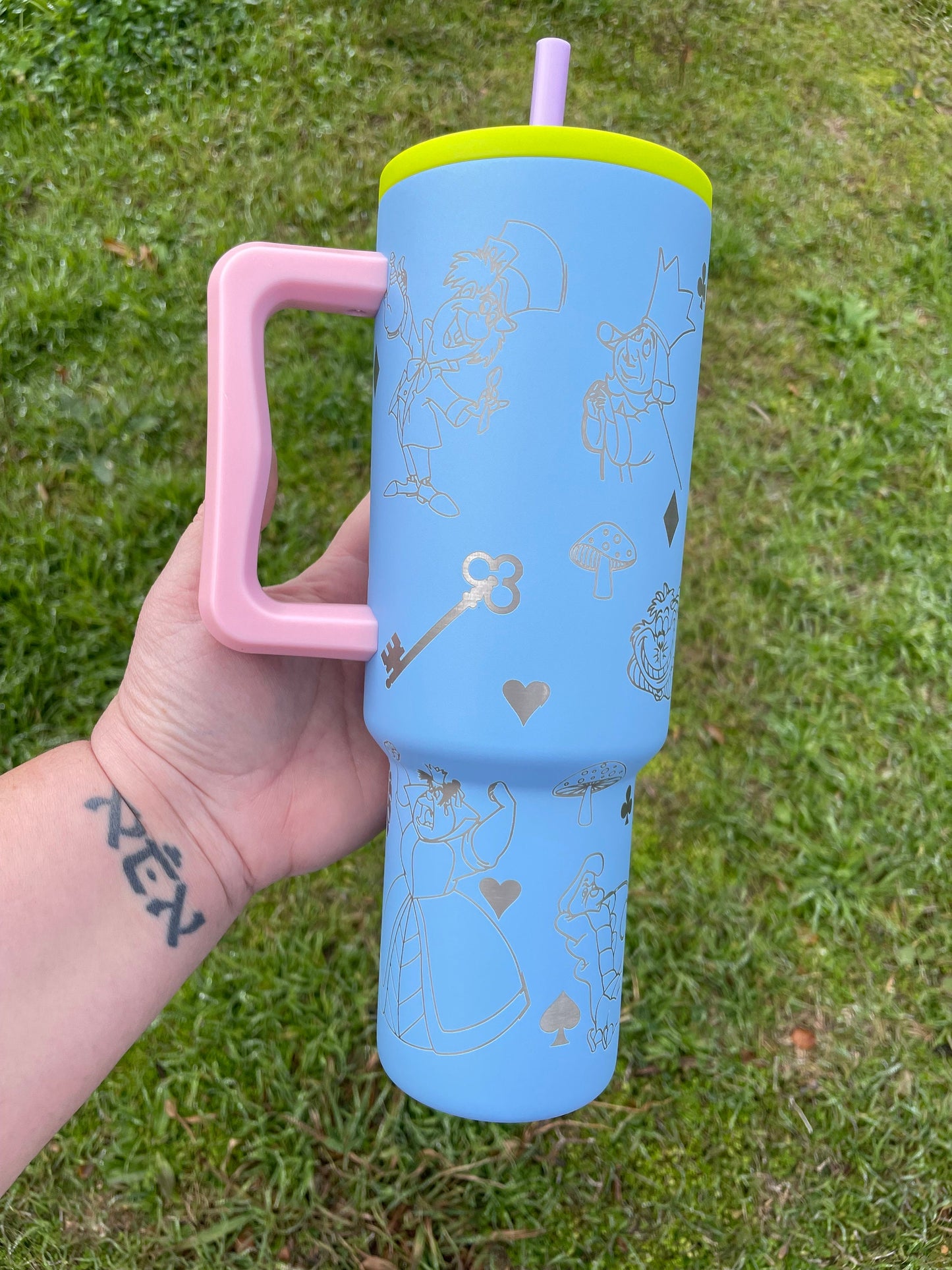 Alice and Wonderland Engraved 40oz Tumbler