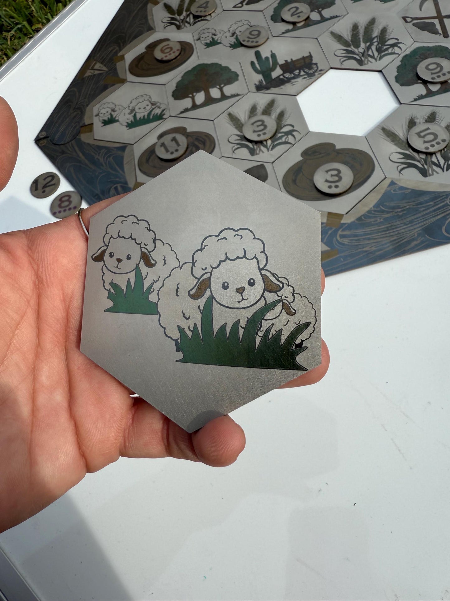 Metal Catan Board
