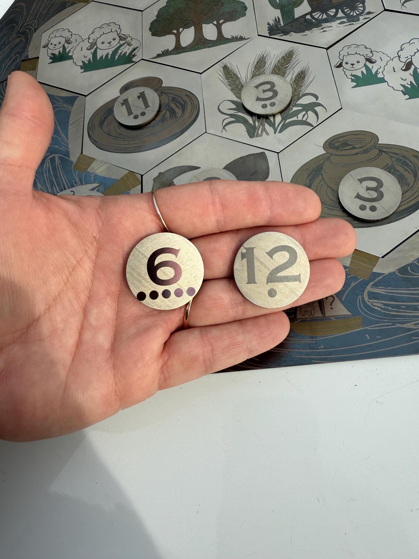 Metal Catan Board